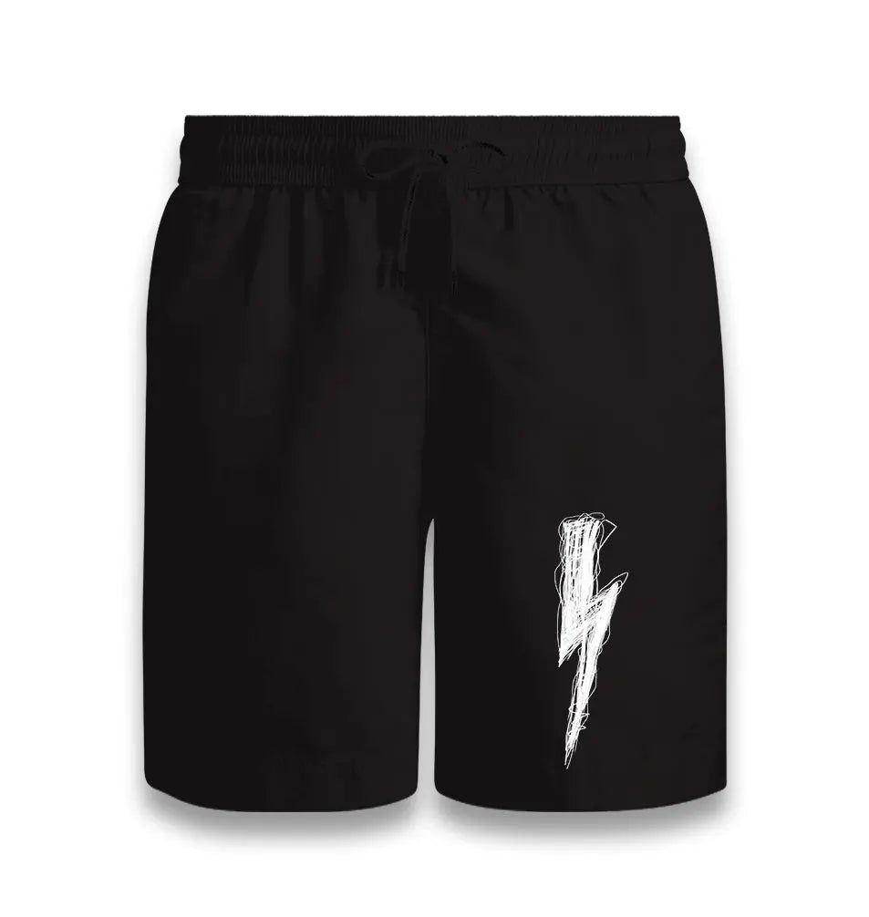 Lightning Black Shorts - Premium  from W.E.N.S. WIND - Just 7990! Shop now at W.E.N.S. WIND