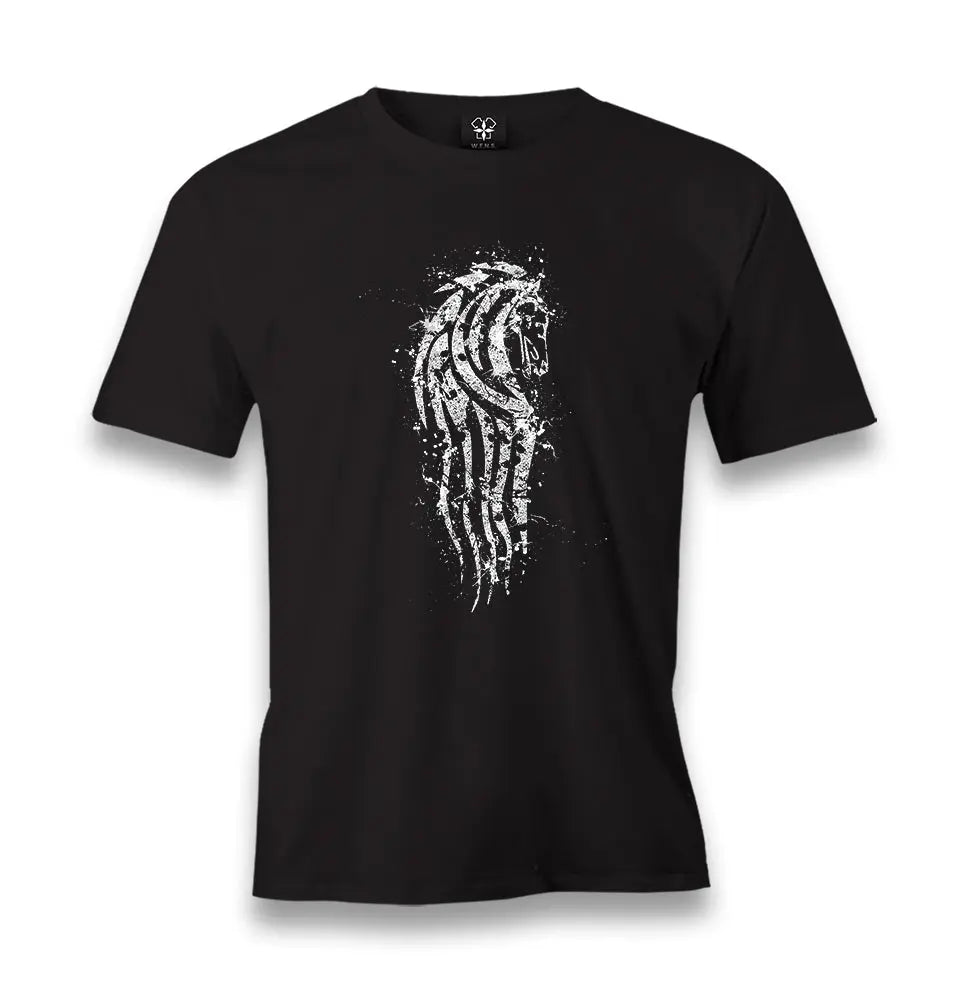 Tattoo - Horse Men's Black Tshirt - Premium  from W.E.N.S. WIND - Just 6490! Shop now at W.E.N.S. WIND