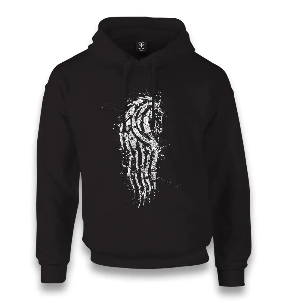 Tattoo - Horse Unisex Black Hoodie - Premium  from W.E.N.S. WIND - Just 11990! Shop now at W.E.N.S. WIND