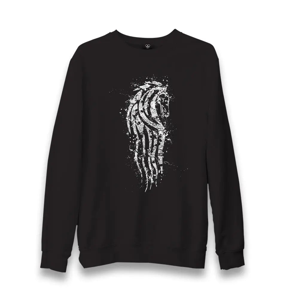 Tattoo - Horse Unisex Black Sweatshirt - Premium  from W.E.N.S. WIND - Just 10990! Shop now at W.E.N.S. WIND