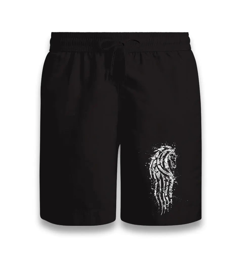 Tattoo - Horse Black Shorts - Premium  from W.E.N.S. WIND - Just 7990! Shop now at W.E.N.S. WIND