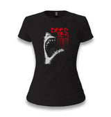 Shark -Deep Sea Women's Black T-shirt - Premium  from W.E.N.S. WIND - Just 6490! Shop now at W.E.N.S. WIND