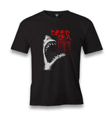 Shark -Deep Sea Men's Black Tshirt - Premium  from W.E.N.S. WIND - Just 6490! Shop now at W.E.N.S. WIND