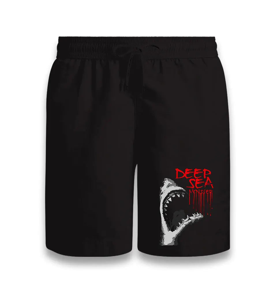 Shark -Deep Sea Black Shorts - Premium  from W.E.N.S. WIND - Just 7990! Shop now at W.E.N.S. WIND