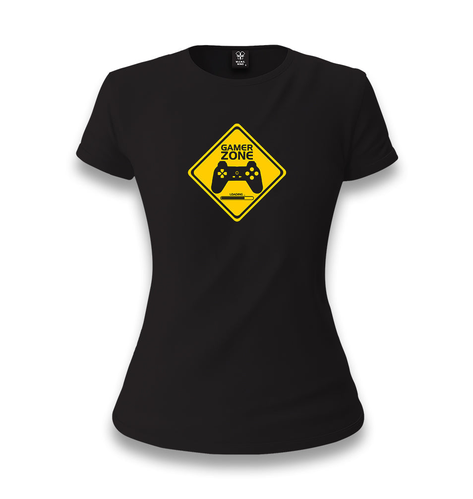 Gamer Zone Women's Black T-shirt - Premium  from W.E.N.S. WIND - Just 6490! Shop now at W.E.N.S. WIND