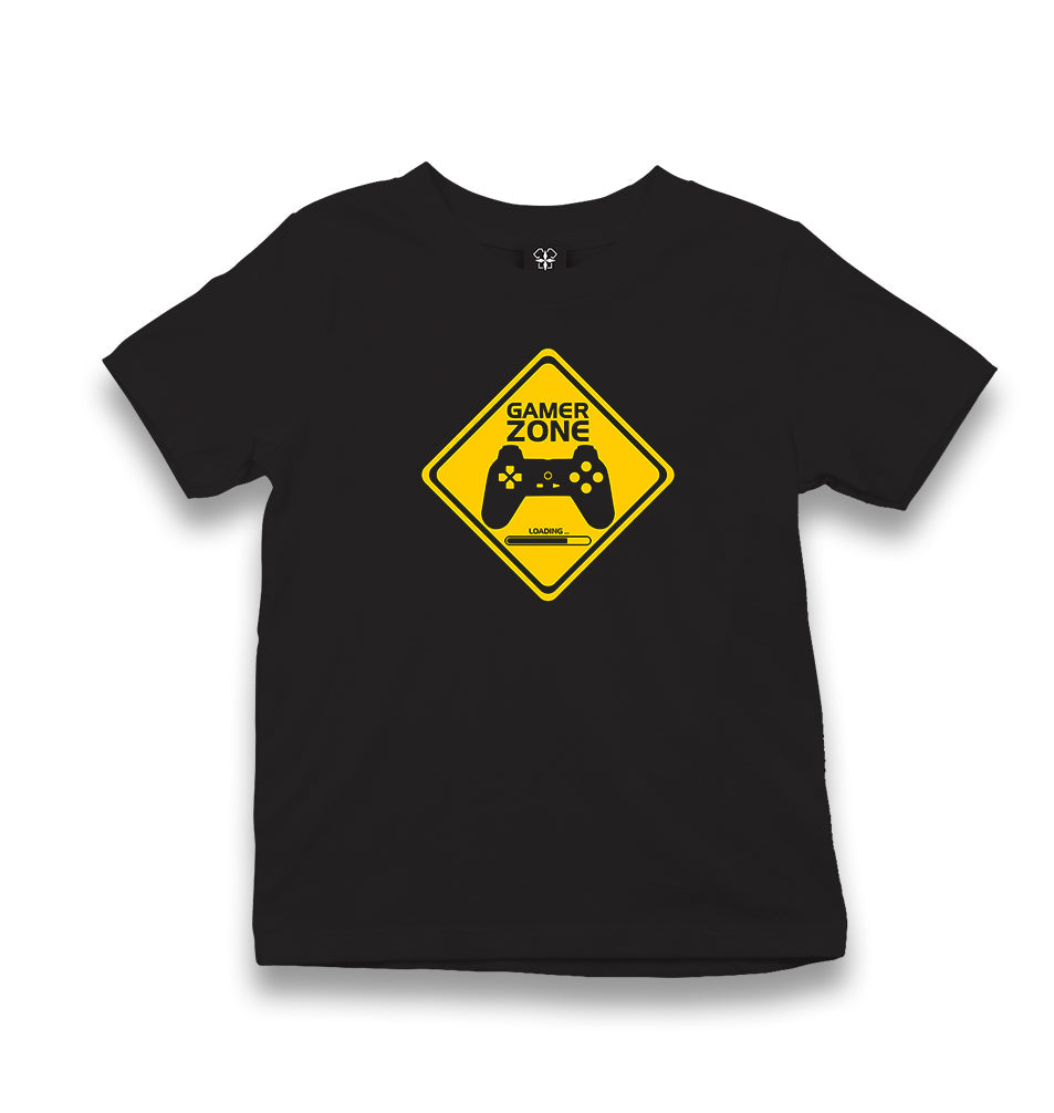 Gamer Zone Kid's Black T-shirt - Premium  from W.E.N.S. WIND - Just 5990! Shop now at W.E.N.S. WIND