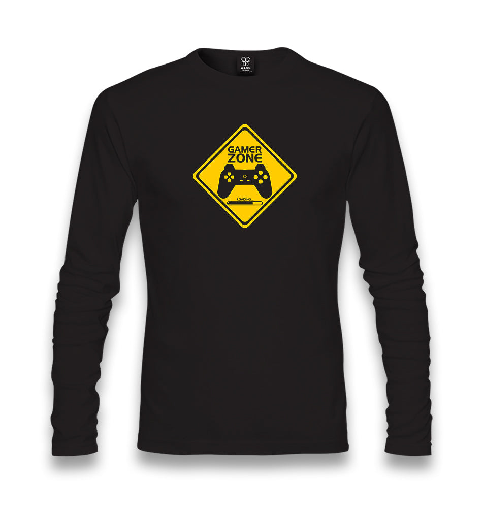 Gamer Zone Unisex Black Longsleeve - Premium  from W.E.N.S. WIND - Just 7990! Shop now at W.E.N.S. WIND