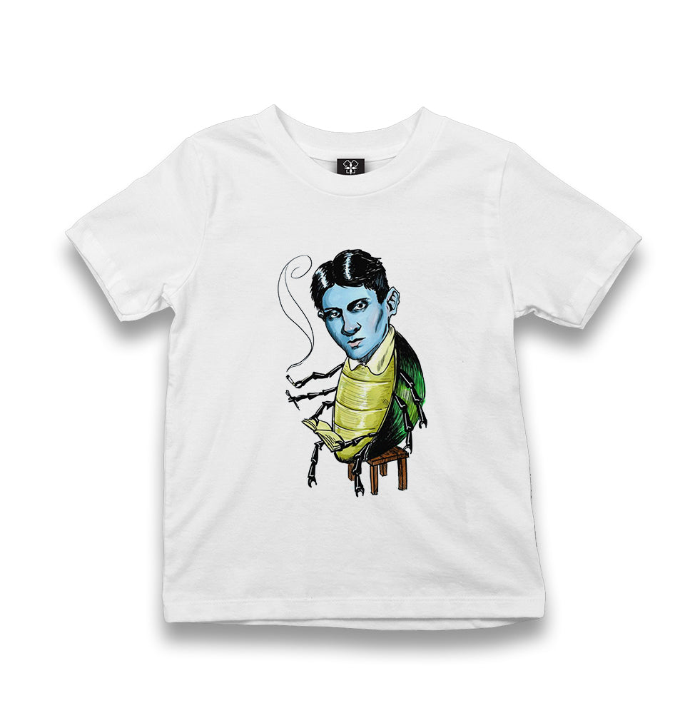 Franz Kafka Kid's White Tshirt - Premium  from W.E.N.S. WIND - Just 5990! Shop now at W.E.N.S. WIND