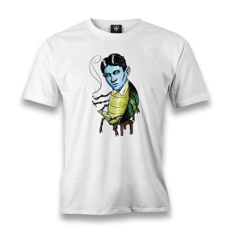 Franz Kafka Men's White Tshirt - Premium  from W.E.N.S. WIND - Just 6490! Shop now at W.E.N.S. WIND
