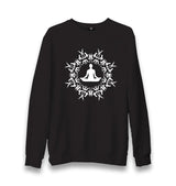 Yoga - Chakra Unisex Black Sweatshirt - Premium  from W.E.N.S. WIND - Just 10990! Shop now at W.E.N.S. WIND