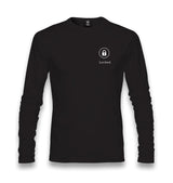 Heart - Locked Unisex Black Longsleeve - Premium  from W.E.N.S. WIND - Just 7990! Shop now at W.E.N.S. WIND