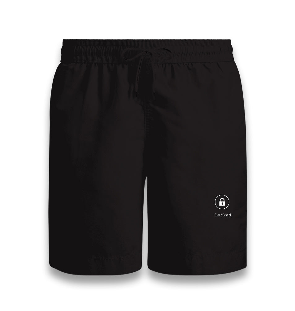 Heart - Locked Black Shorts - Premium  from W.E.N.S. WIND - Just 7990! Shop now at W.E.N.S. WIND