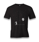 Space - Golf Men's Black Tshirt - Premium  from W.E.N.S. WIND - Just 6490! Shop now at W.E.N.S. WIND