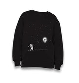 Space - Golf Kid's Black Sweatshirt - Premium  from W.E.N.S. WIND - Just 7990! Shop now at W.E.N.S. WIND