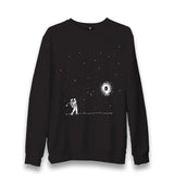 Space - Golf Unisex Black Sweatshirt - Premium  from W.E.N.S. WIND - Just 10990! Shop now at W.E.N.S. WIND