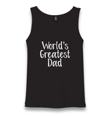 Worlds Greatest Dad Unisex Black Tank Top - Premium  from W.E.N.S. WIND - Just 6490! Shop now at W.E.N.S. WIND