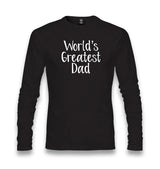 Worlds Greatest Dad Unisex Black Longsleeve - Premium  from W.E.N.S. WIND - Just 7990! Shop now at W.E.N.S. WIND