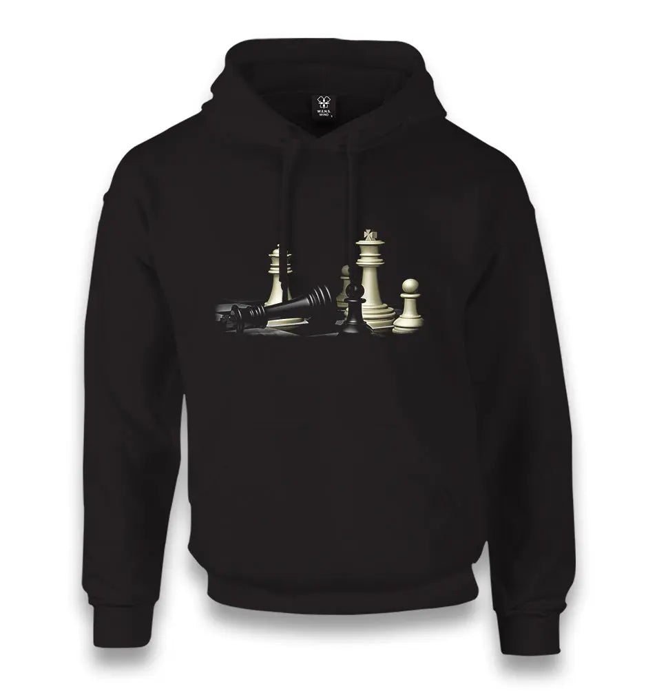 Chess - Checkmate Unisex Black Hoodie - Premium  from W.E.N.S. WIND - Just 11990! Shop now at W.E.N.S. WIND