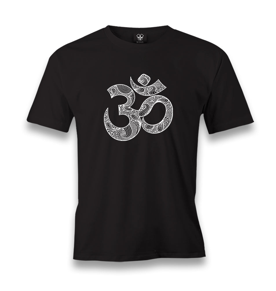 Yoga - Om Mandela Men's Black Tshirt - Premium  from W.E.N.S. WIND - Just 6490! Shop now at W.E.N.S. WIND