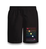 Sunset In Waves Black Shorts - Premium  from W.E.N.S. WIND - Just 7990! Shop now at W.E.N.S. WIND