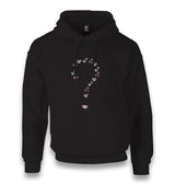 Heart Question Mark Unisex Black Hoodie - Premium  from W.E.N.S. WIND - Just 11990! Shop now at W.E.N.S. WIND
