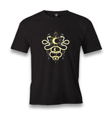 Snake And Moon Men's Black Tshirt - Premium  from W.E.N.S. WIND - Just 6490! Shop now at W.E.N.S. WIND