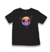 Summer Night Lights Kid's Black T-shirt - Premium  from W.E.N.S. WIND - Just 5990! Shop now at W.E.N.S. WIND