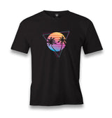 Summer Night Lights Men's Black Tshirt - Premium  from W.E.N.S. WIND - Just 6490! Shop now at W.E.N.S. WIND