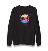 Summer Night Lights Unisex Black Sweatshirt - Premium  from W.E.N.S. WIND - Just 10990! Shop now at W.E.N.S. WIND