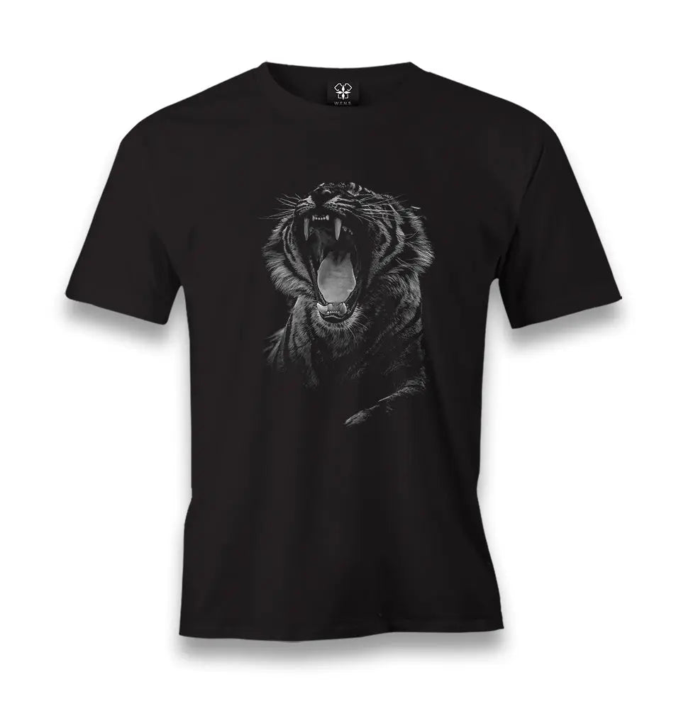 Tiger - Roar Men's Black Tshirt - Premium  from W.E.N.S. WIND - Just 6490! Shop now at W.E.N.S. WIND