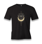 Geometric - Moon And Stars Men's Black Tshirt - Premium  from W.E.N.S. WIND - Just 6490! Shop now at W.E.N.S. WIND