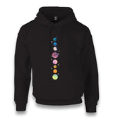 Planets Stars Unisex Black Hoodie - Premium  from W.E.N.S. WIND - Just 11990! Shop now at W.E.N.S. WIND