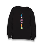 Planets Stars Kid's Black Sweatshirt - Premium  from W.E.N.S. WIND - Just 7990! Shop now at W.E.N.S. WIND