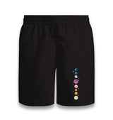 Planets Stars Black Shorts - Premium  from W.E.N.S. WIND - Just 7990! Shop now at W.E.N.S. WIND