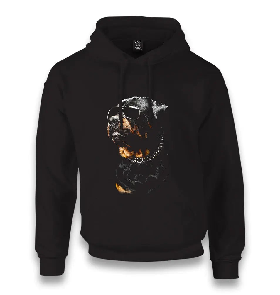 Rottweiler - Cool Unisex Black Hoodie - Premium  from W.E.N.S. WIND - Just 11990! Shop now at W.E.N.S. WIND