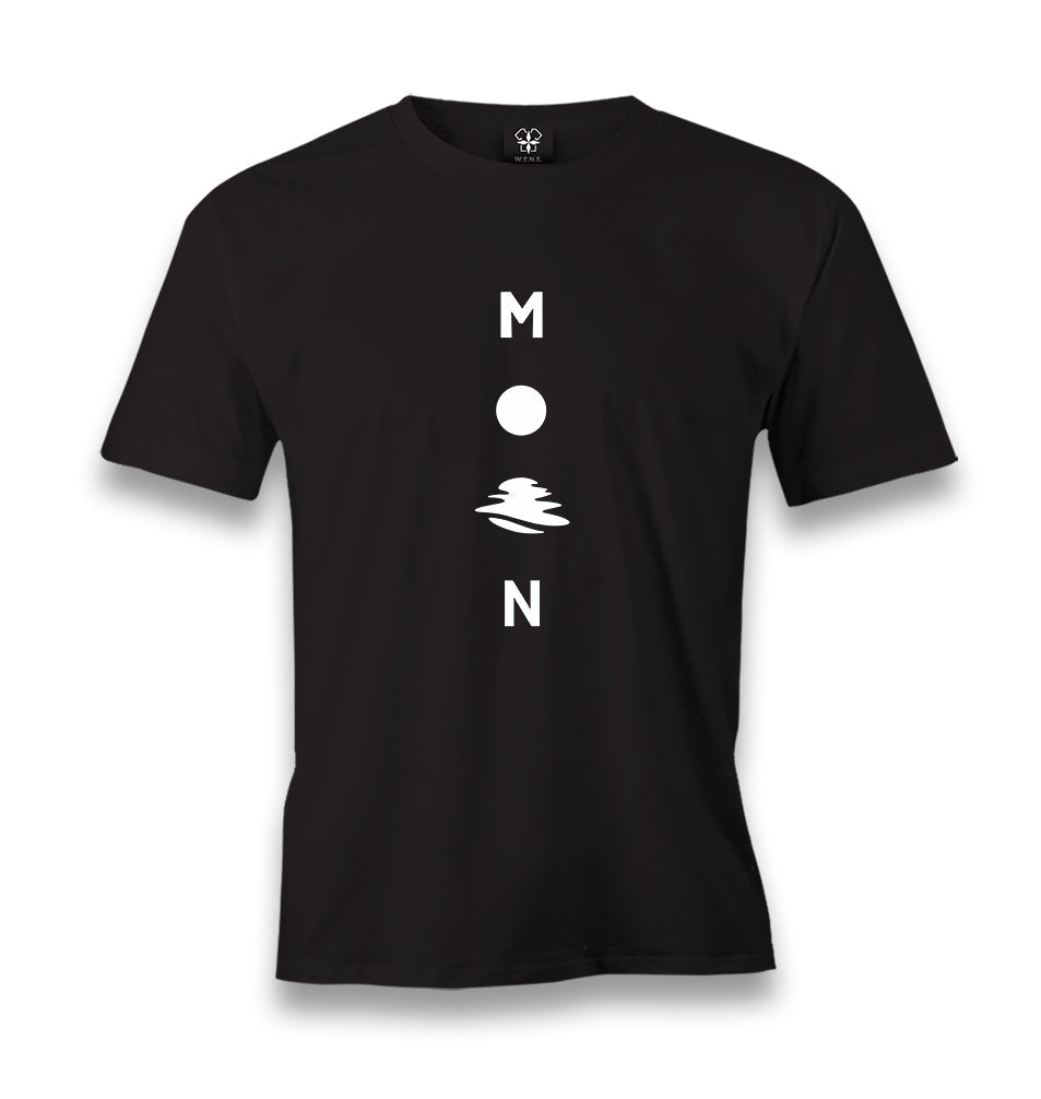 Moon On The Sea Men's Black Tshirt - Premium  from W.E.N.S. WIND - Just 6490! Shop now at W.E.N.S. WIND