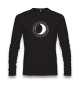 Full Sun Half Moon Unisex Black Longsleeve - Premium  from W.E.N.S. WIND - Just 7990! Shop now at W.E.N.S. WIND