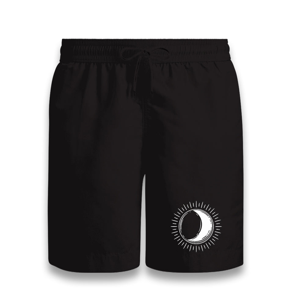 Full Sun Half Moon Black Shorts - Premium  from W.E.N.S. WIND - Just 7990! Shop now at W.E.N.S. WIND