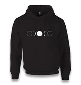 Full Moon Double Half Unisex Black Hoodie - Premium  from W.E.N.S. WIND - Just 11990! Shop now at W.E.N.S. WIND