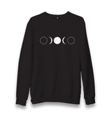 Full Moon Double Half Unisex Black Sweatshirt - Premium  from W.E.N.S. WIND - Just 10990! Shop now at W.E.N.S. WIND
