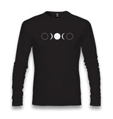 Full Moon Double Half Unisex Black Longsleeve - Premium  from W.E.N.S. WIND - Just 7990! Shop now at W.E.N.S. WIND