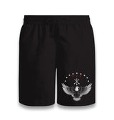 Caucasian Adige Flag Eagle Black Shorts - Premium  from W.E.N.S. WIND - Just 7990! Shop now at W.E.N.S. WIND