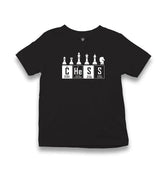 Chess - Elements Kid's Black T-shirt - Premium  from W.E.N.S. WIND - Just 5990! Shop now at W.E.N.S. WIND