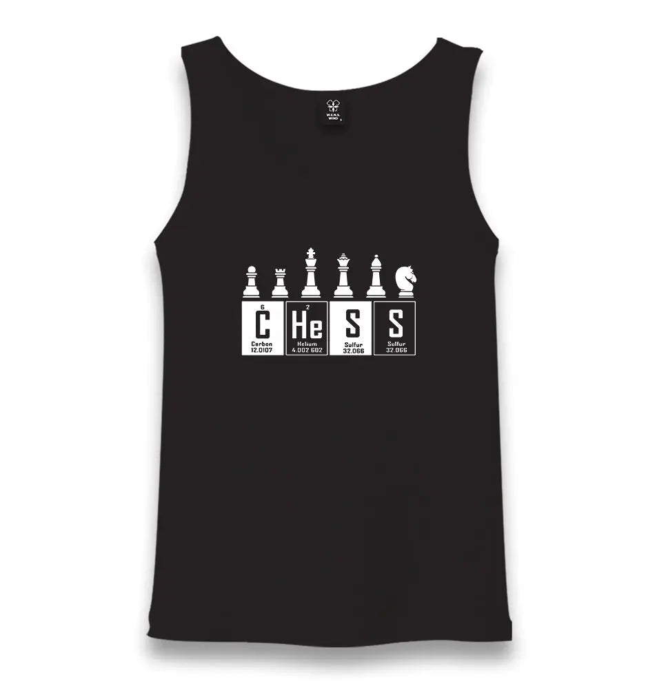 Chess - Elements Unisex Black Tank Top - Premium  from W.E.N.S. WIND - Just 6490! Shop now at W.E.N.S. WIND