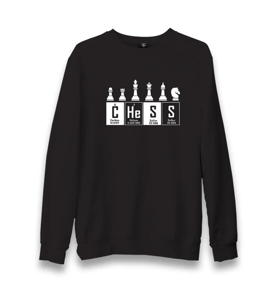 Chess - Elements Unisex Black Sweatshirt - Premium  from W.E.N.S. WIND - Just 10990! Shop now at W.E.N.S. WIND