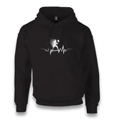 Tennis- Heartbeat Unisex Black Hoodie - Premium  from W.E.N.S. WIND - Just 11990! Shop now at W.E.N.S. WIND