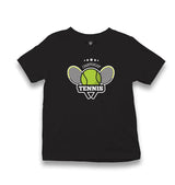 Tennis Championship Kid's Black T-shirt - Premium  from W.E.N.S. WIND - Just 5990! Shop now at W.E.N.S. WIND