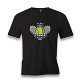 Tennis Championship Men's Black Tshirt - Premium  from W.E.N.S. WIND - Just 6490! Shop now at W.E.N.S. WIND