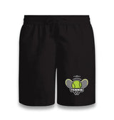 Tennis Championship Black Shorts - Premium  from W.E.N.S. WIND - Just 7990! Shop now at W.E.N.S. WIND