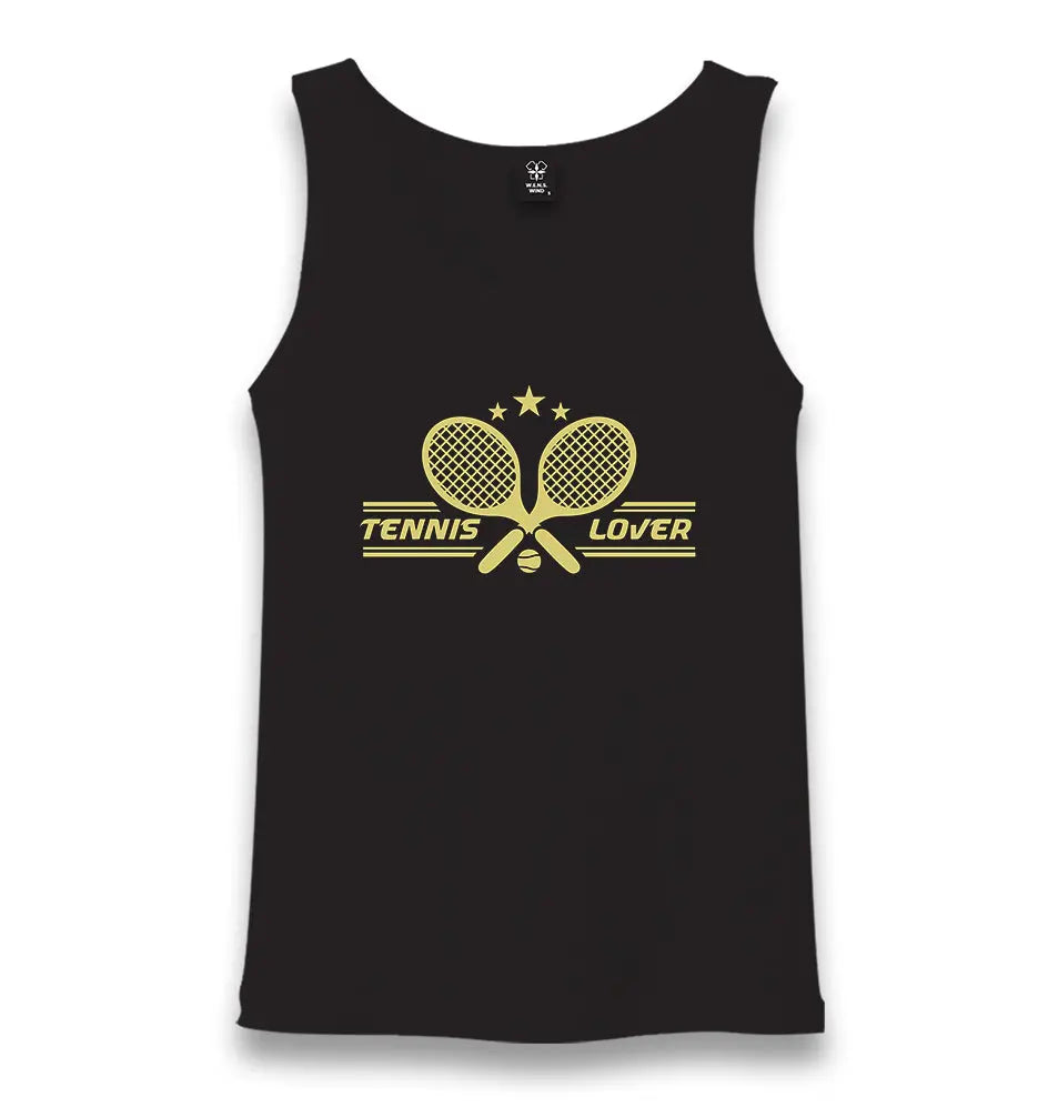 Tennis - Lover Unisex Black Tank Top - Premium  from W.E.N.S. WIND - Just 6490! Shop now at W.E.N.S. WIND